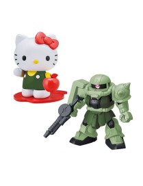 Gundam Gunpla SD Cruz Silueta Hello Kitty Zaku II