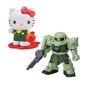 Gundam Gunpla SD Cruz Silueta Hello Kitty Zaku II