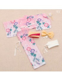 Pink Morning Glory Yukata Dollfie Dream – Volks Japan – DD/DDS/DDP