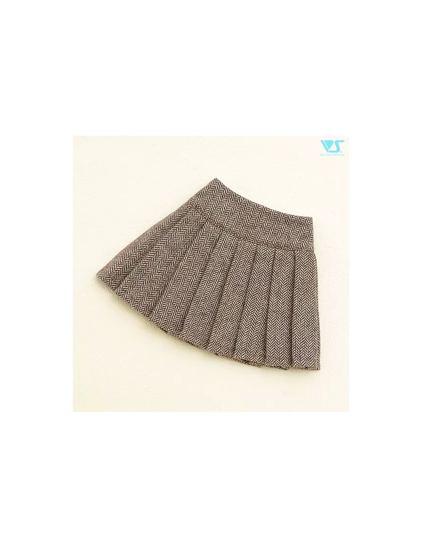 Pleated Skirt (Brown)