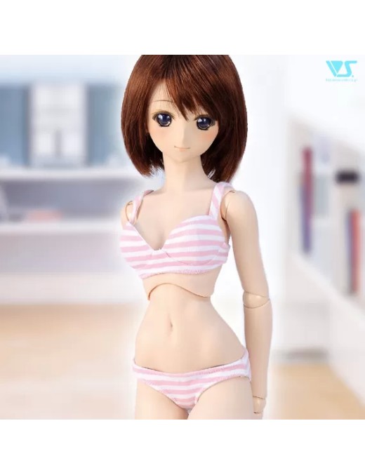 Striped Underwear Set M (Pink)