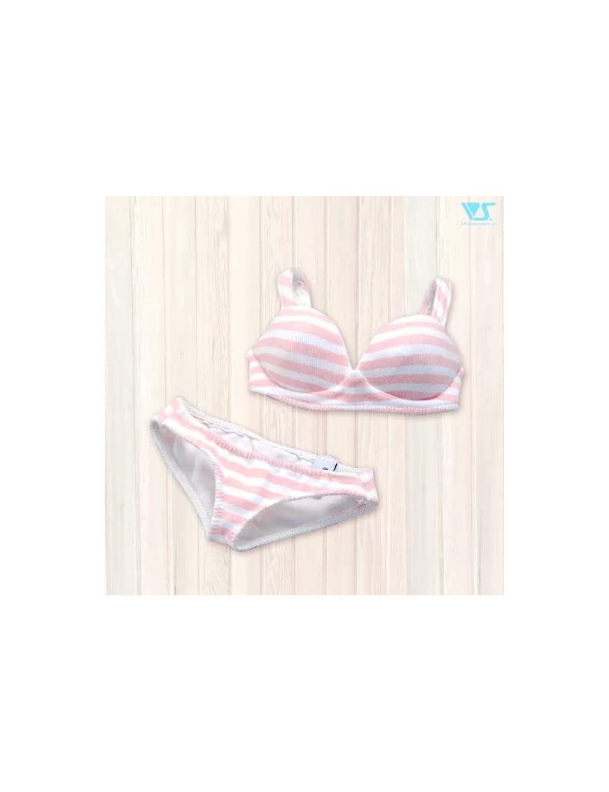 Striped Underwear Set M (Pink)