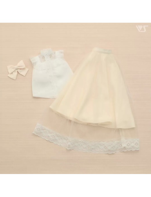 Sleeveless Blouse & Tulle Skirt Set