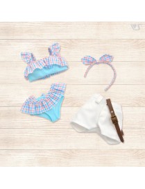 Ruffled Bikini & Shorts Set / Mini