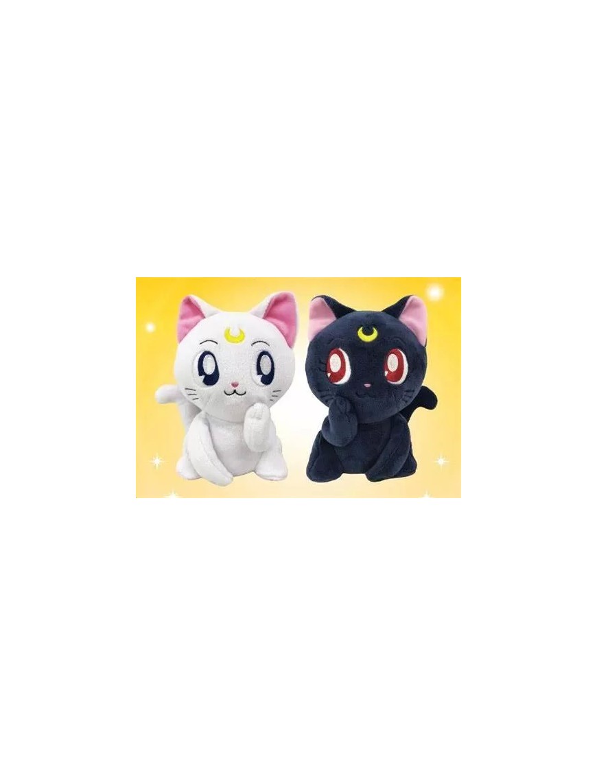 Set coppia di peluche Nuimas "Sailor Moon" Luna e Artemis