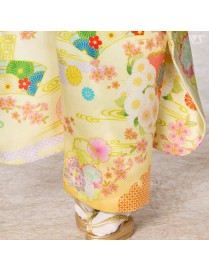 Furisode Kimono Set (Yellow)
