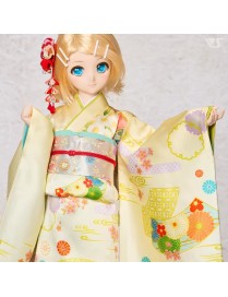 Gelbes Furisode-Kimono Dollfie Dream – Volks Japan – DD/DDS/DDP