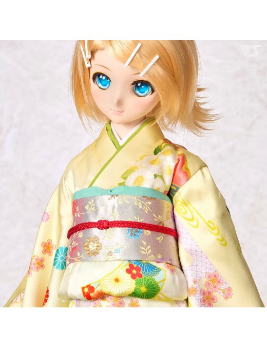 Gelbes Furisode-Kimono Dollfie Dream – Volks Japan – DD/DDS/DDP