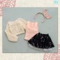 Lace Knit Set (White) / Mini