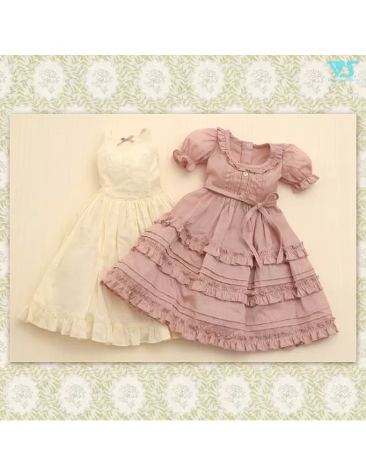 Dreaming Girl Dress (Mauve Pink)