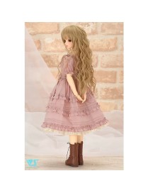 Dreaming Girl Dress (Mauve Pink)