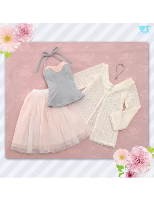 Baby Pink Skirt Set