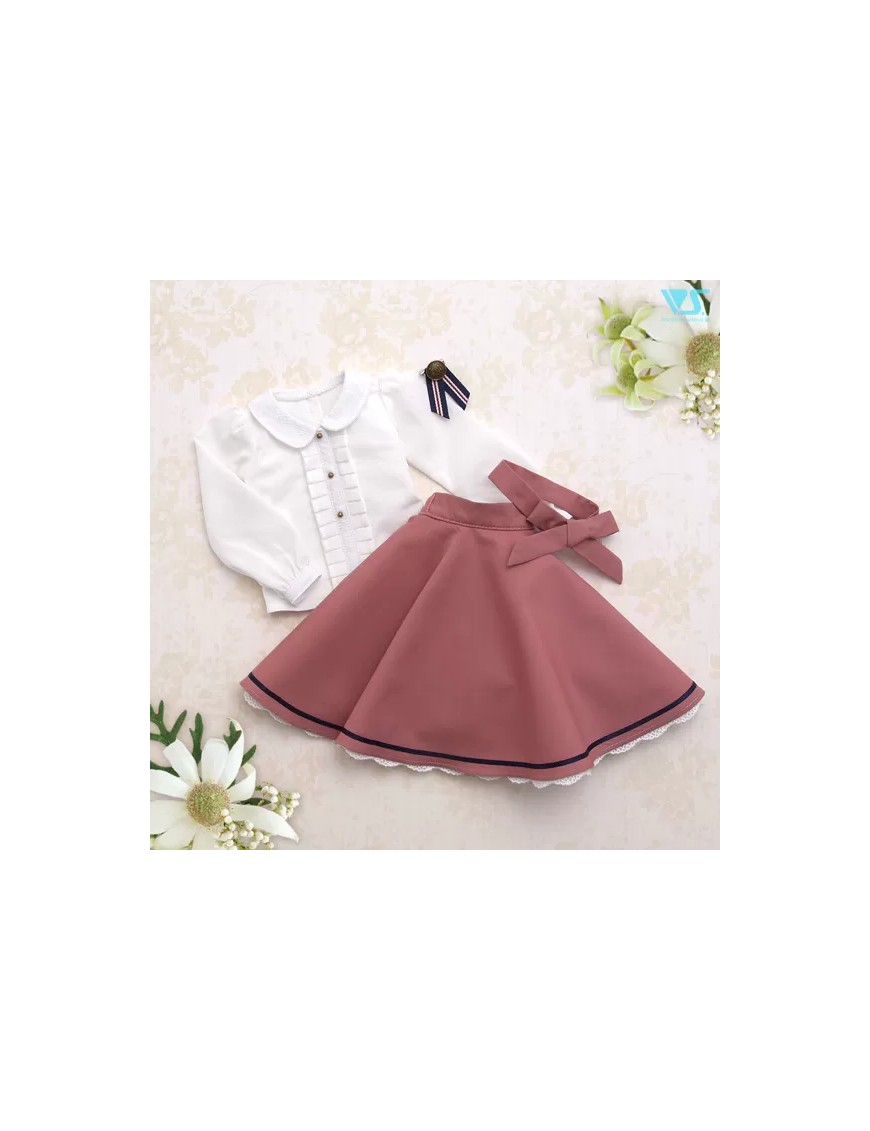 Pink Flared Skirt Set