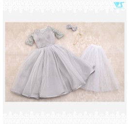 Beauty Pearl Silver Dress Set