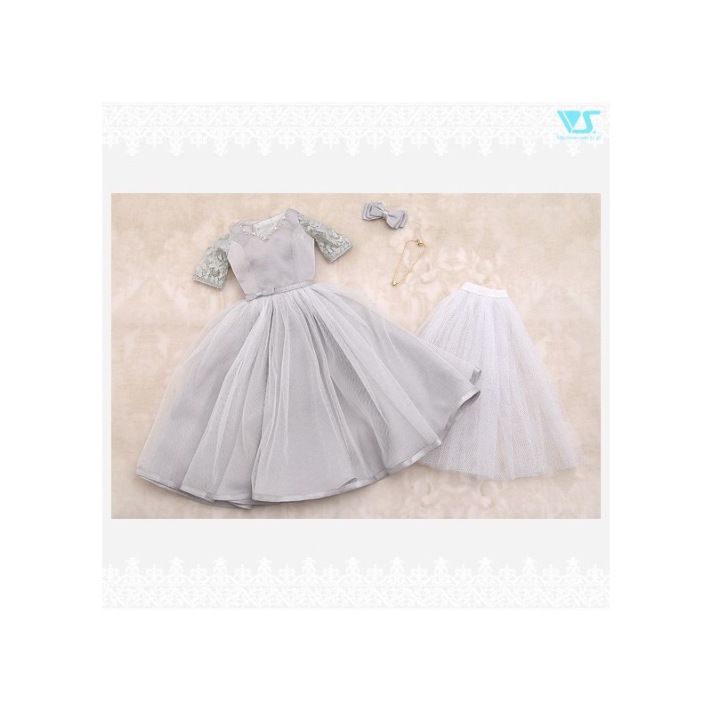 Beauty Pearl Silver Dress Set