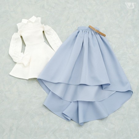 My Ideal Lady Knit Set (Pale Blue)