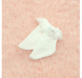 SDM Frilled Socks / Mini (White)