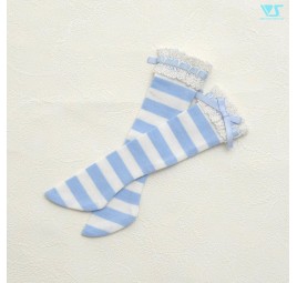 Laced Socks (Blue Stripes) / Mini