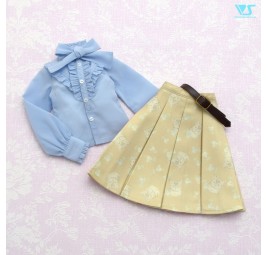 brown tabby cat skirt set