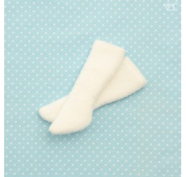 SDM Fluffy Socks / Mini (White)