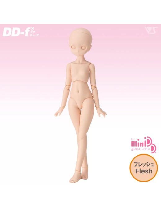 MDD Base Body 2.0 (DD-f³) Flesh | Mini Dollfie Dream Articulated Body