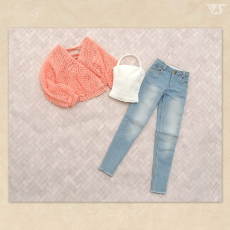 Crossover Sweater & Skinny Jeans Set