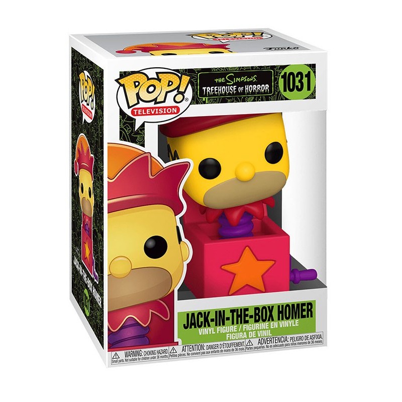 ¡Funko Pop! Animación: Simpsons-Homer Simpson Jack-in-The-Box