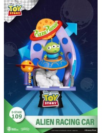 Disney: Toy Story - Estatua de diorama de PVC de coche de carreras alienígena