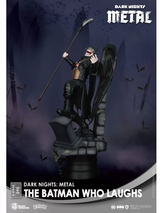 DC Comics: Dark Nights Metal - Diorama de PVC del Batman que ríe