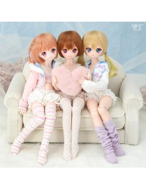 Weißes Shell-Back-Sofa Dollfie Dream – Volks Japan – 1/3