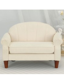 Weißes Shell-Back-Sofa Dollfie Dream – Volks Japan – 1/3