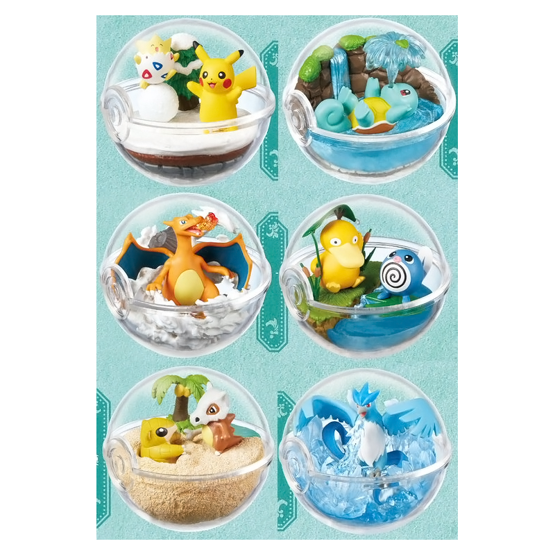 Colección terrario Pokémon 2 (1 figura aleatoria de unos 5 cm)