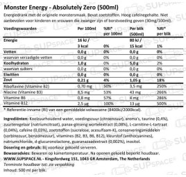 Monster Energy Ultra Zuckerfrei – Energy‑Drink ohne Kalorien
