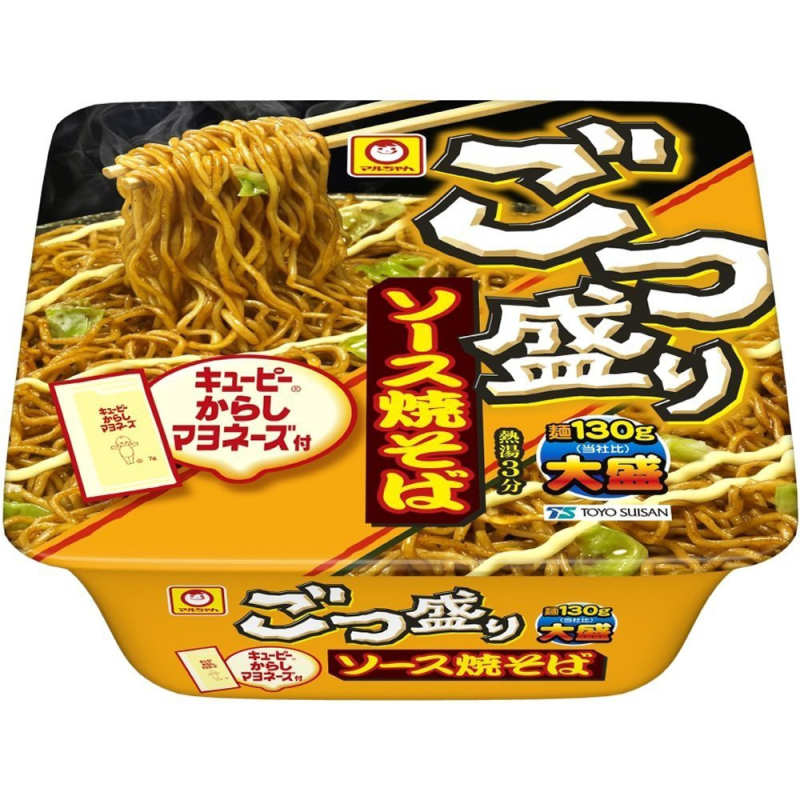 Maruchan Gotsumori Yakisoba - Japanese Noodles Sauce & Kewpie Mayonnaise