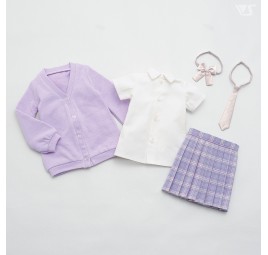 Purple High School Girl Uniform Dollfie Dream – Volks Japan – DD/DDS/DDP