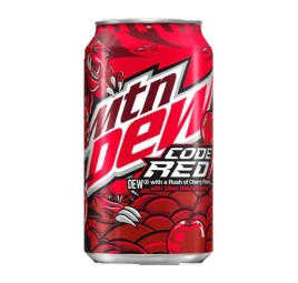 Mountain Dew USA Code Red - Bevanda energetica dal sapore audace