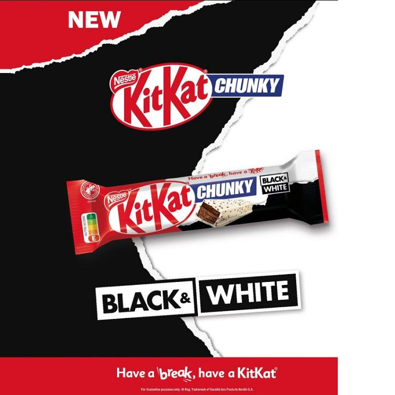 Kit Kat Chunky Blanco y Negro 42g