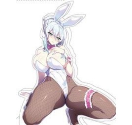 Personaggio originale Figura acrilica Mifuyu Yukino Bunny Ver. 35 cm