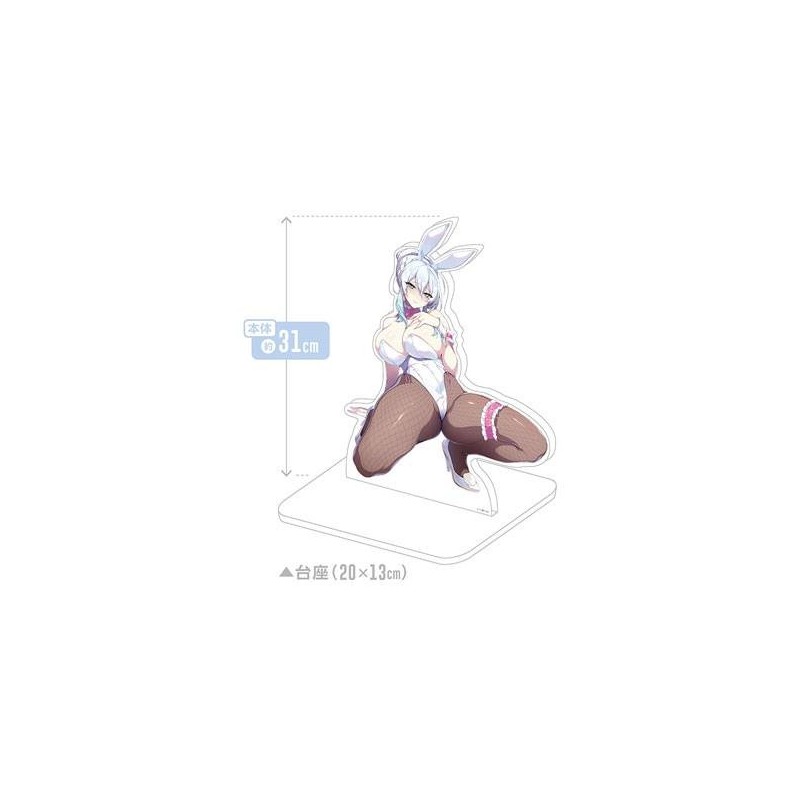 Personaggio originale Figura acrilica Mifuyu Yukino Bunny Ver. 35 cm