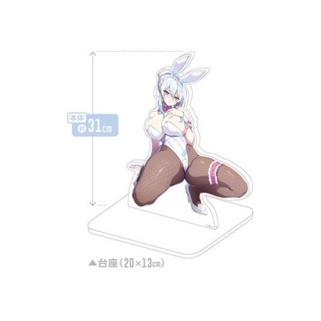 Personaggio originale Figura acrilica Mifuyu Yukino Bunny Ver. 35 cm