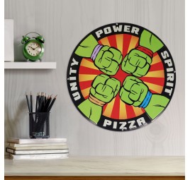 Letrero metálico Pizza Power - Tortugas Ninja - FaNaTtik