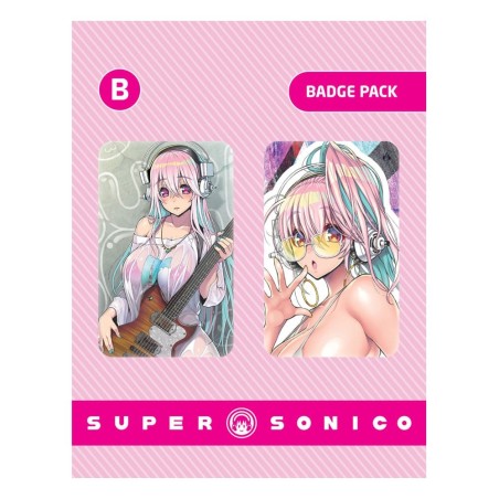 Confezione da 2 spille Set B - Super Sonico - POPbuddies