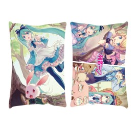 Hatsune Miku's Miku in Wonderlan Pillow. Officially licensed.