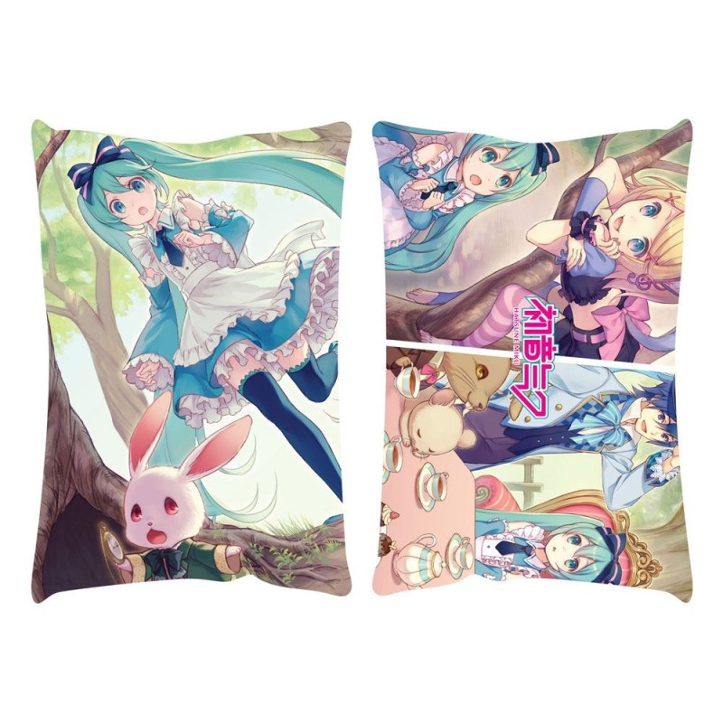 Cuscino Miku in Wonderlan di Hatsune Miku. Licenza ufficiale.