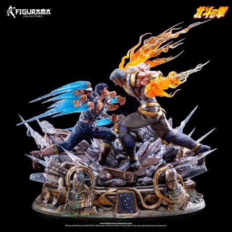 Pugno della statuetta 1/6 esclusiva Elite North Star Kenshiro vs Raoh