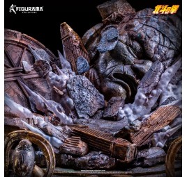 Estatuilla Kenshiro vs Raoh exclusiva del Puño de la Estrella1/6