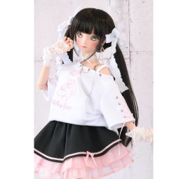 Patchwork Bear Outfit – Fits DD, DDS, DDdy | Dollfie Dream Official