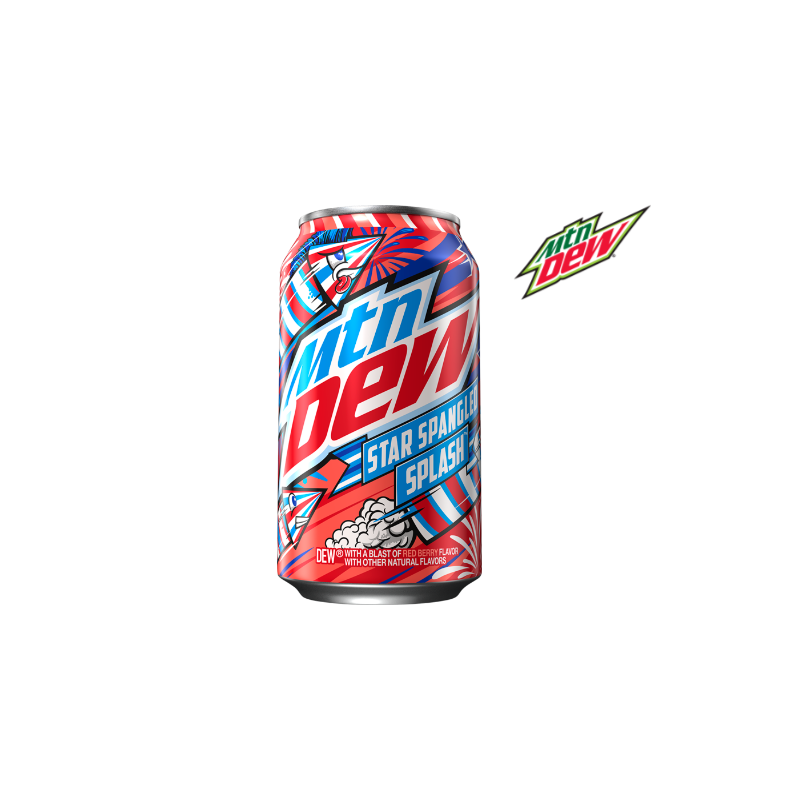 Mountain Dew USA Salpicadura de estrellas (1x355ml)