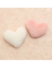Heart Cushion Set (White & Pink)