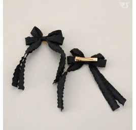 Ribbon Clips (Double / Black)